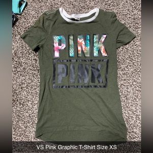 Victoria Secret PINK Graphic Tee - Size Extra Small